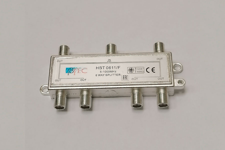 TBTec-HST0611\F (аналог RTM  SAH611)  – сплиттер  на 6 направлений