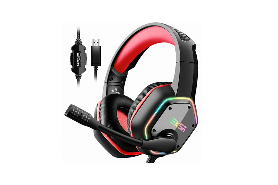 Гарнитура игровая EKSA E1000 Red
