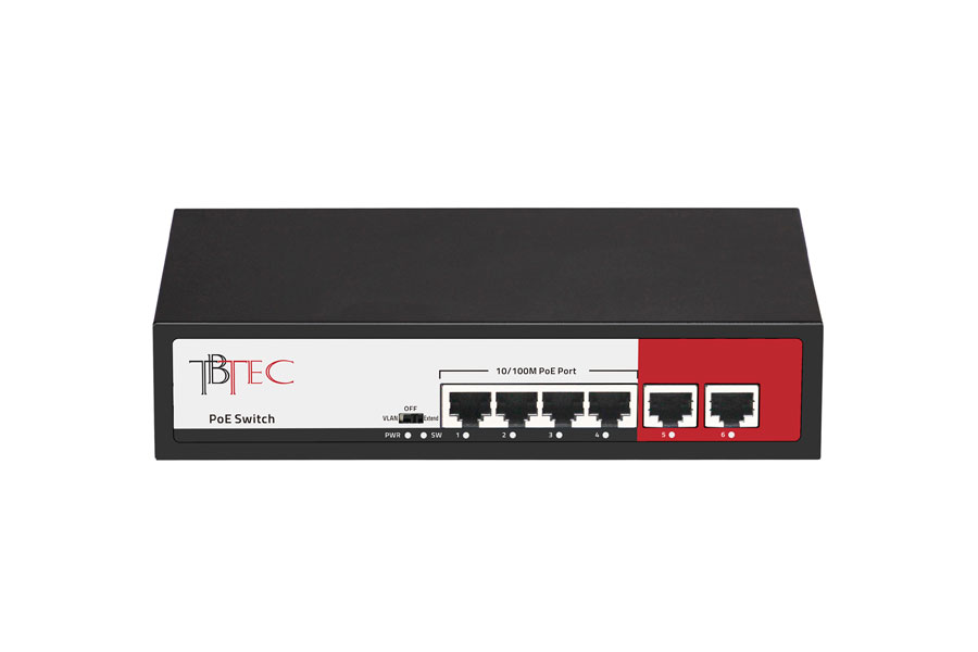 Сетевой 4-канальный  коммутатор TBP-4104