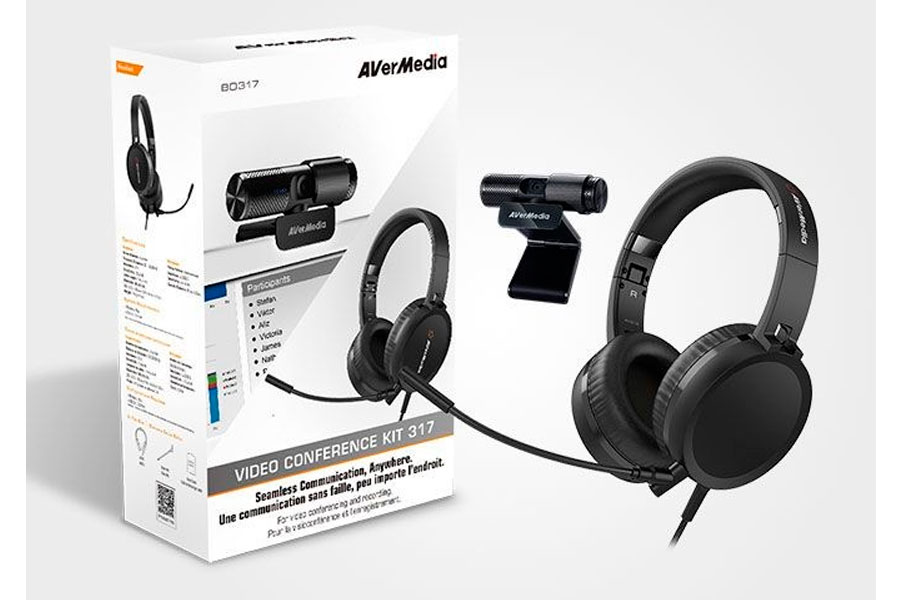 Web-камера AverMedia BO317, комплект с микрофоном