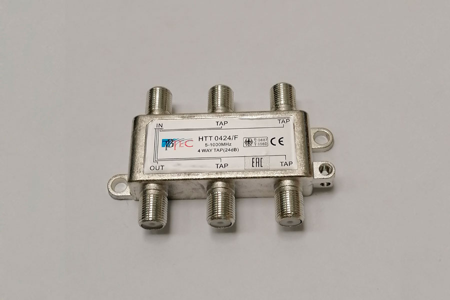 TBTec-HTT0424\F (аналог RTM TAH424F) – Ответвитель на 4 отвода.