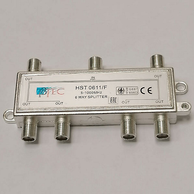 TBTec-HST0611\F (аналог RTM  SAH611)  – сплиттер  на 6 направлений