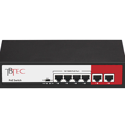 Сетевой 4-канальный  коммутатор TBP-4104