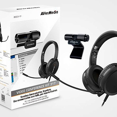 Web-камера AverMedia BO317, комплект с микрофоном