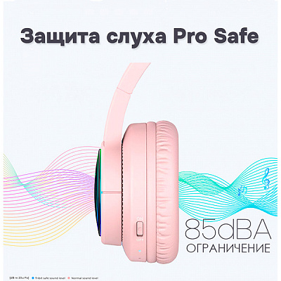 Детские беспроводные наушники Tribit Starlet KH02 Pink