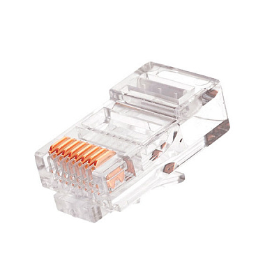Разъем под витую пару RJ45/8P8C ( TT-RJ45 ) (упаковка 100 шт.)